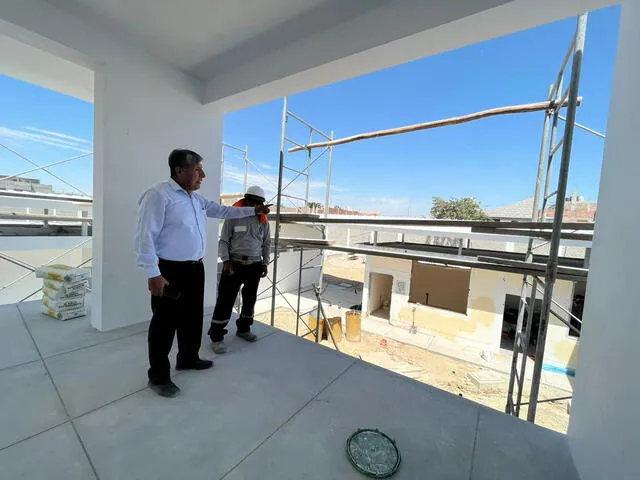 Construcción de la Casa del Maestro se encuentra en la etapa final y docentes podrán capacitarse. Foto: La República.