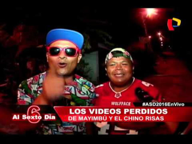 Chino Risas con Mayimbú. Foto: captura/Panamericana TV.