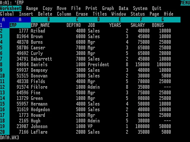 ¿Qué programas se utilizaban antes de Microsoft Excel?