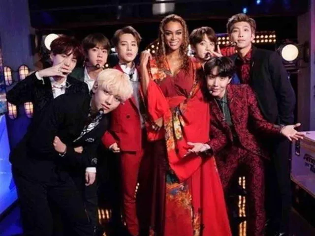 BTS, America's got talent, Tyra Banks