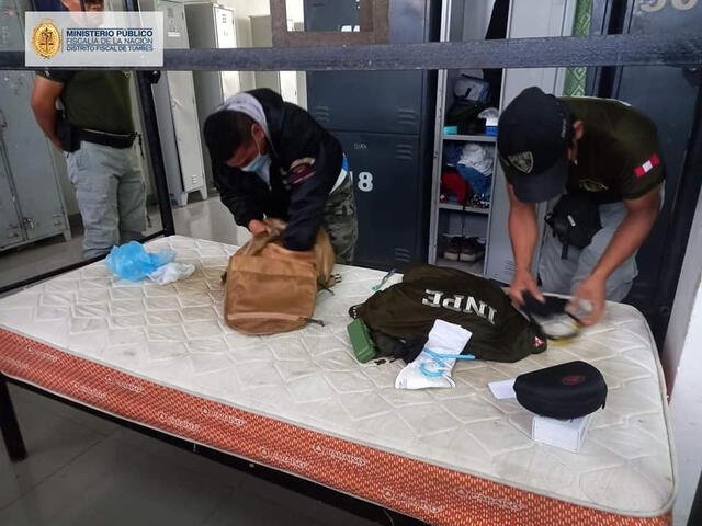 Los agentes del Inpe encontraron objetos sospechosos en el penal. Foto: Ministerio Público