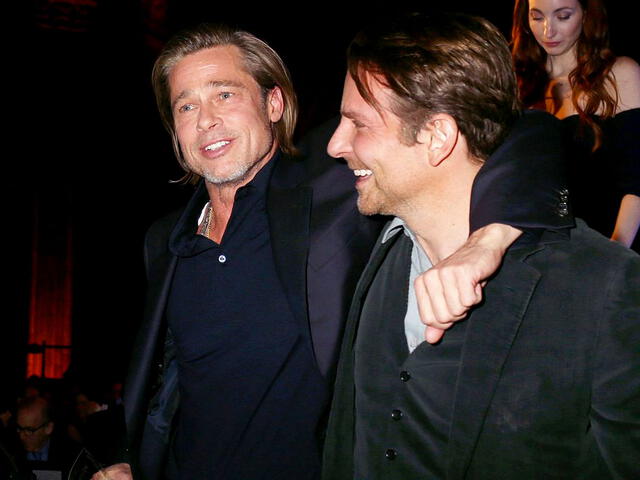 Brad Pitt agradeció a Bradley Cooper por haberlo ayudado con su problema con el alcohol.