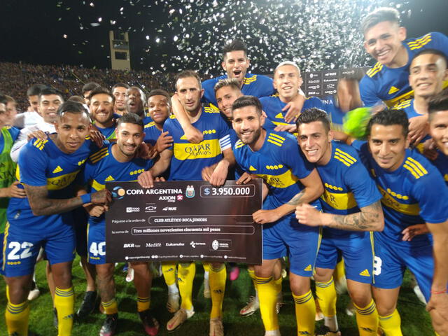 Boca Juniors clasificó a la final de la Copa Argentina 2021, la cual ganó en las ediciones 2012 y 2015. Foto: Copa_Argentina