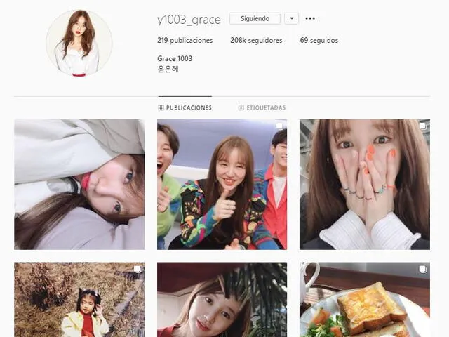 Yoon Eun Hye en Instagram
