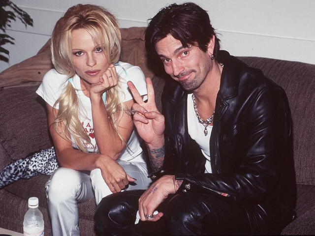 Pamela Anderson y Tommy Lee estuvieron casados hasta 1998. Foto: difusión.