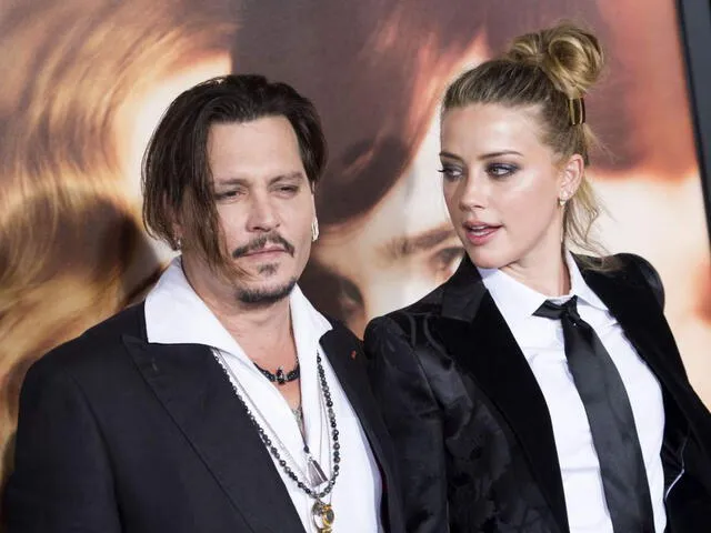 Johnny Depp y Amber Heard cuando eran esposos