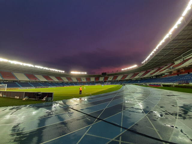 Estadio Metropolitano Roberto Meléndez donde se disputará el duelo entre Perú vs. Colombia. Foto: Twitter Conmebol Sudamericana
