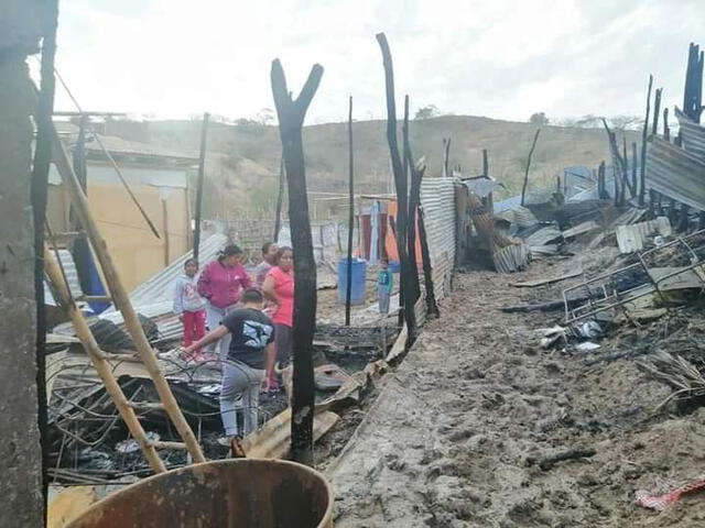 Familias damnificadas piden ayuda. Foto: Sullana Noticias