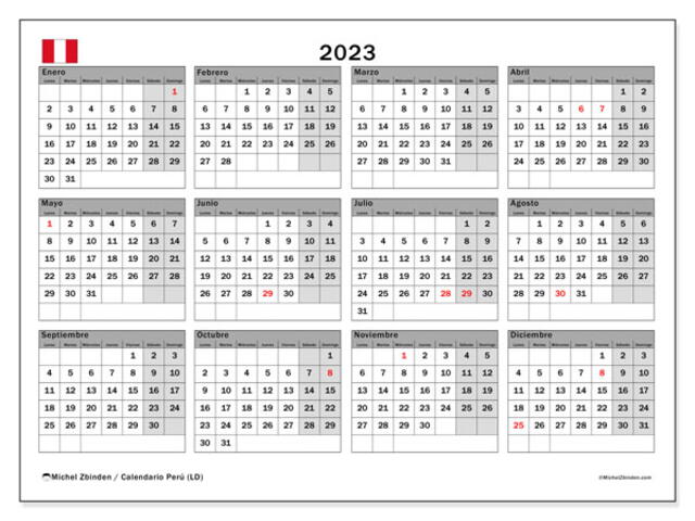 calendario 2023