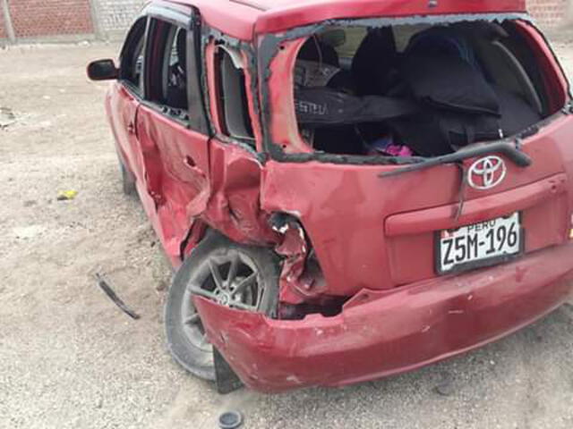 Pedro Berrios habría impactado su camioneta contra la parte trasera de un auto.