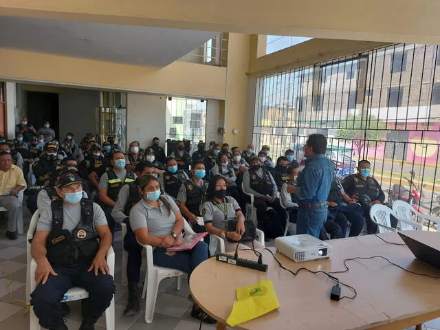 Capacitación a agentes de Serenazgo