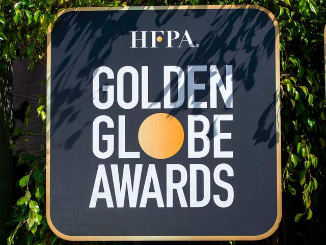 Logo de los Golden Globe Awards. Foto: HFPA