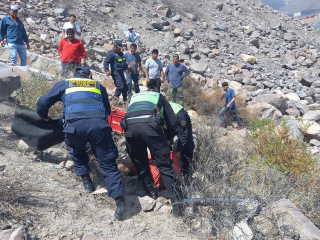 Accidente se produjo en la carretera Arequipa - Puno.