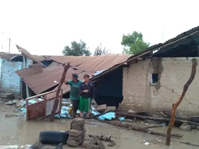 Lluvias en Lambayeque dejan a familias sin hogar  [FOTOS]