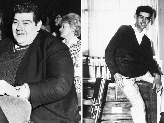  Antes y después de Angus Barbieri tras perder 2017 kilos. Foto: Nine.com    