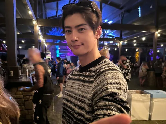 Cha Eunwoo en Coachella. Foto: Instagram   