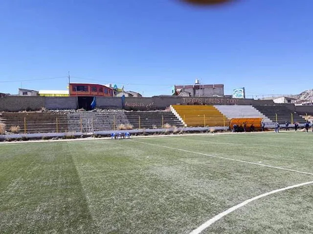 El estadio Municipal de Ananea es el principal recinto deportivo del distrito de Ananea. Foto: Estadios de Puno   