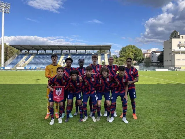  Diego Kochen en la selección sub-17 de Estados Unidos. Foto: Instagram/@diego_kochen 