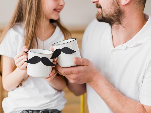 Una frase puede alegrar a papá en su día especial. Foto: difusión.