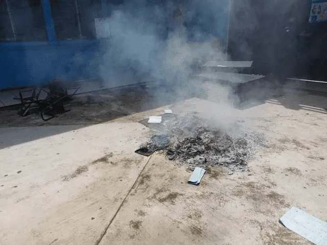 papeletas quemadas | elecciones guatemala 2023