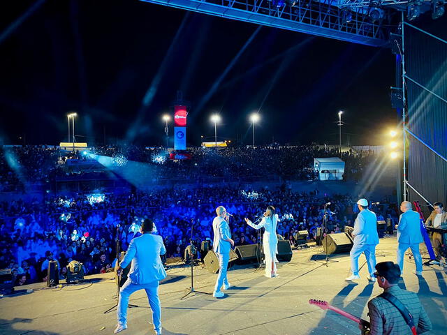  Brunella Torpoco en su último concierto realizado en Tacna. Foto: Pr Brunella Torpoco    