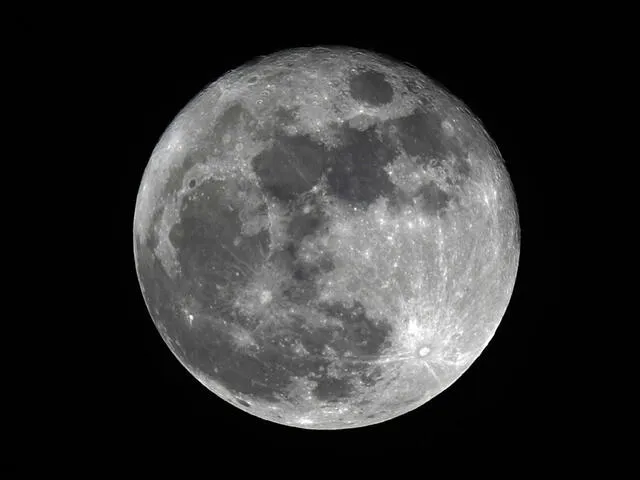  Luna llena. Foto: NASA   