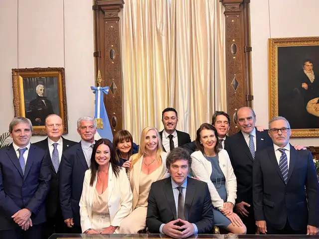  Todos los ministros de Javier Milei. Foto: El Cronista    