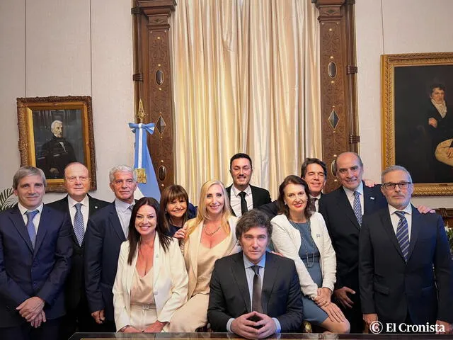  Todos los ministros de Javier Milei. Foto: El Cronista    