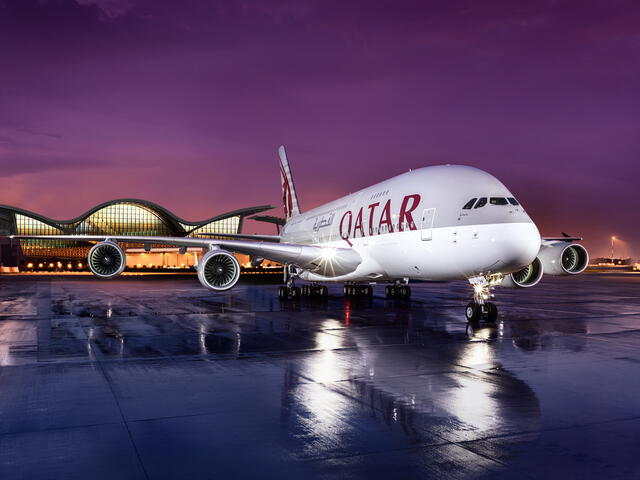  La aerolínea qatarí une a más de 150 destinos internacionales. Foto: Qatar Airways    