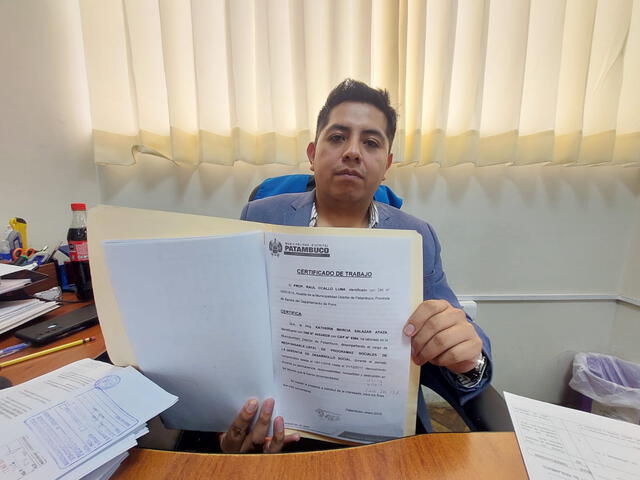  Ruddy Zúñiga Calla responde por caso registrado en municipalidad de San Román. Foto: Liubomir Fernández