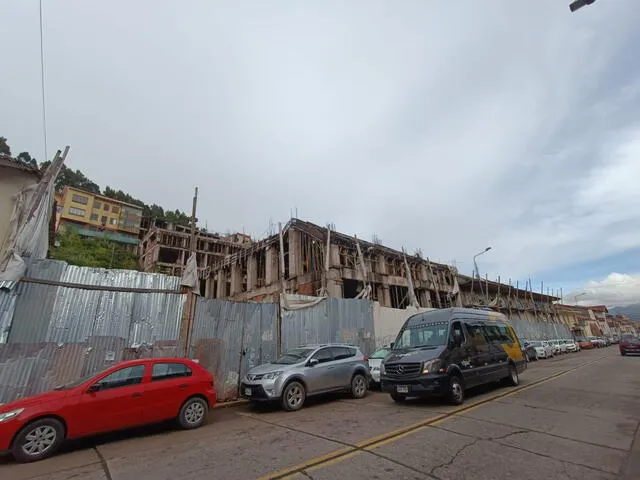  Construcción del Sheraton quedó abandonado. Foto: Luis Álvarez/La República   