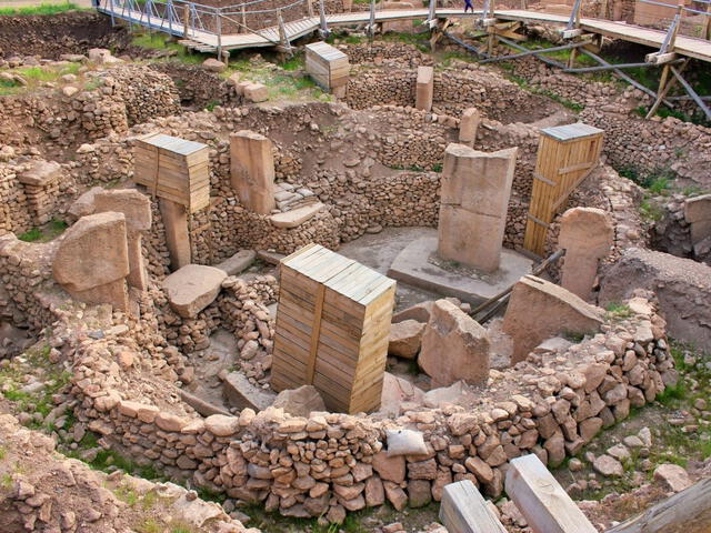 Göbekli Tepe presenta a los pilares organizados en círculos concéntricos. Foto: Ilkaydd/123RF   