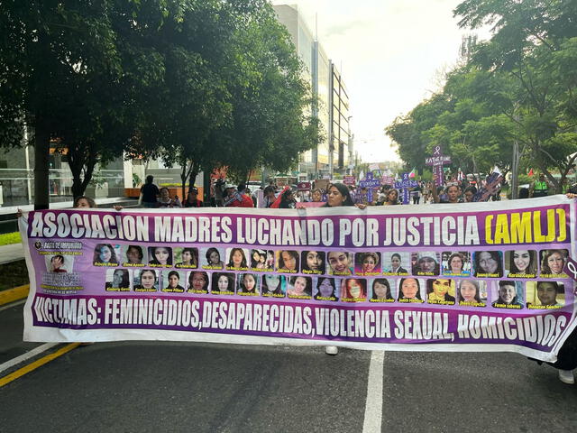 Asociación Madres Luchando por Justicia realizaron gran manifestación el sábado 11 de mayo. Foto: Magali Aguilar    