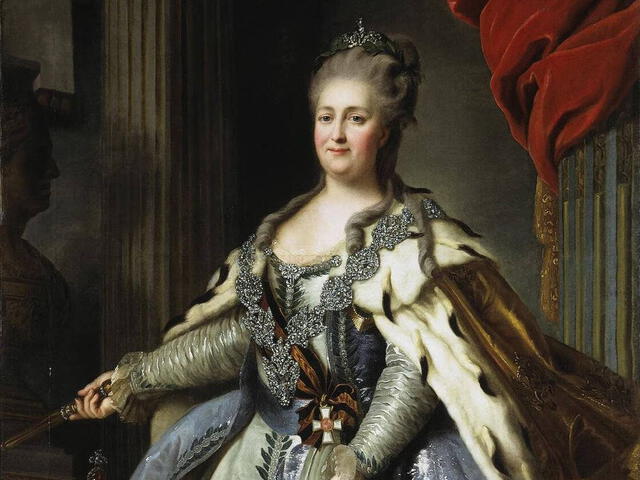 Ascendió al trono en 1762 tras el derrocamiento de su esposo, el zar Pedro III. Foto: National Geographic. 