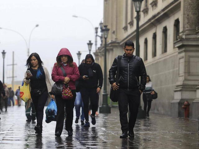 Frío en Lima podría llegar a los 10 °C. Foto: Andina   