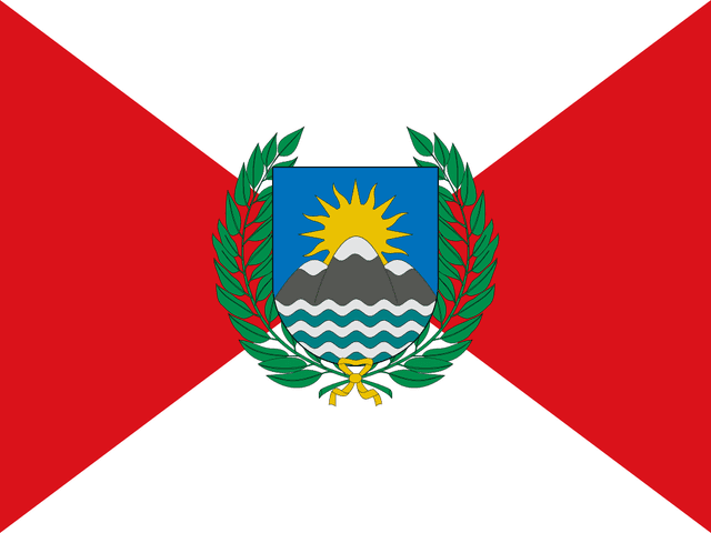 La primera bandera del Perú creada por el general José de San Martín. Foto: difusión   