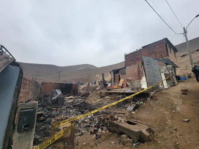 Así terminaron las casas en la zona de Ventanilla. Foto: Kevinn García - LR   