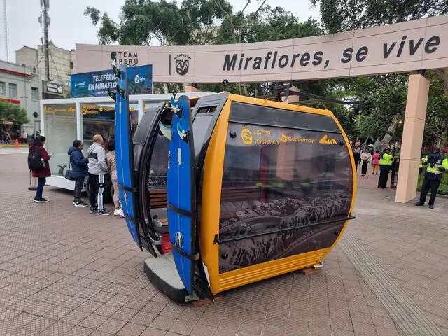  Pasaje de nuevo teleférico en Miraflores será de S/7,50. Foto: LR   