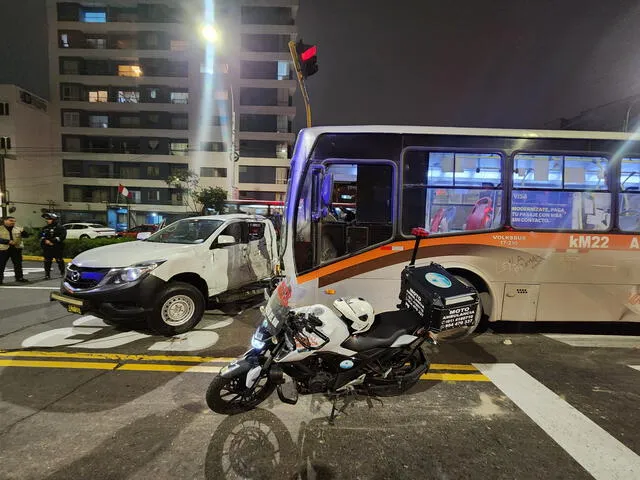 Accidente en Magdalena del Mar