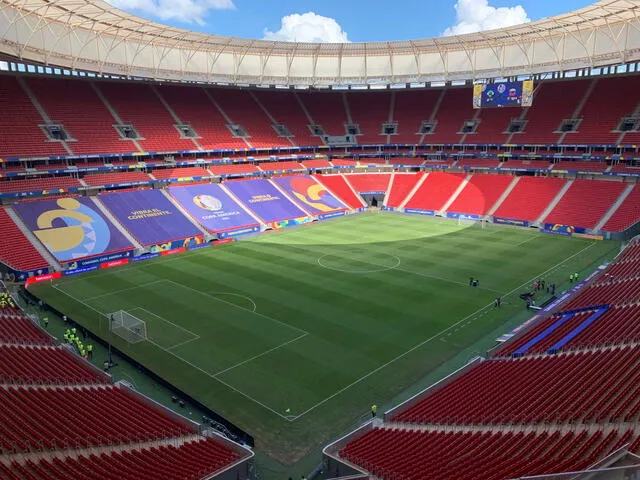  El Estadio Nacional de Brasilia Mané Garrincha, renovado en 2013. Es un estadio multiusos y uno de los más grandes de Brasil. Foto: Trece   