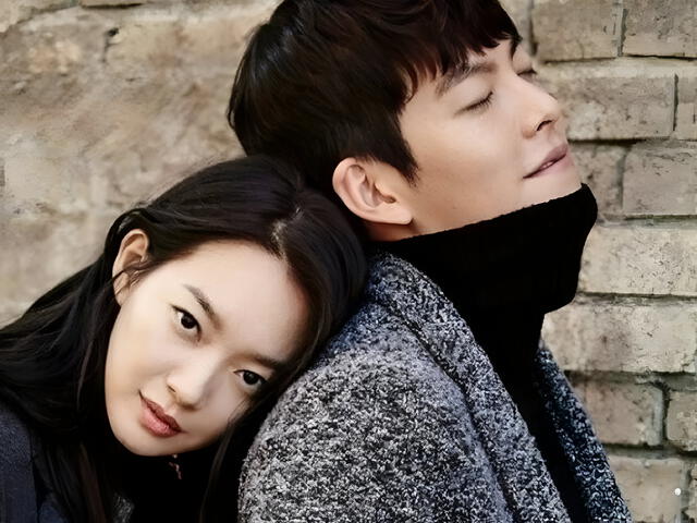  Kim Woo Bin y Shin Min Ah juntos en comercial de 2015. Foto: Giordano   