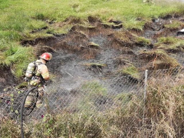 Entre las regiones más afectadas se encuentra Pasco. Foto: Bomberos de Oxapampa   