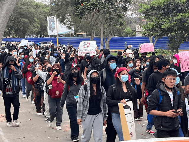 Estudiantes de universidades de Perú, México y EE.UU. contra violencia en San Marcos