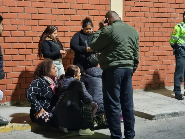 Familiares de la víctima llegaron al lugar de los hechos. FOTO: Dayana Huerta / URPI-LR<br><br><br>    