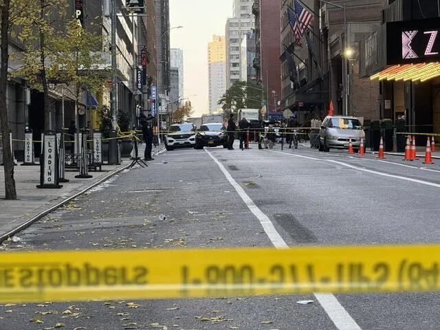  La zona fue cerrada por parte de la policía de Estados Unidos. Foto: X   