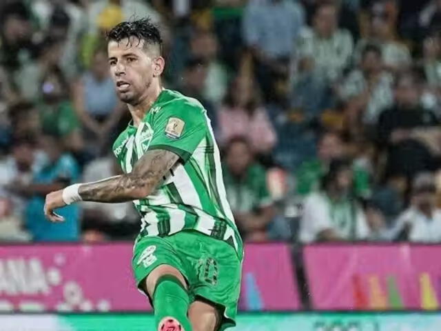 Pablo Cepellini acaba de consagrarse campeón del fútbol colombiano con Atlético Nacional. Foto: Atlético Nacional   