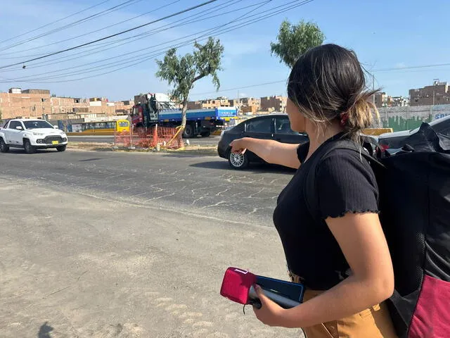 Reparaciones de pistas en dirección a aeropuerto Jorge Chávez.