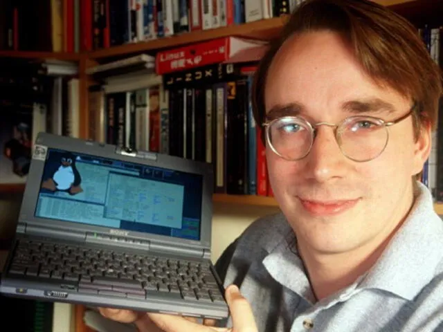 Linus Torvalds en su juventud tras lanzar Linux. Foto: Wikia Linus Torvalds en su juventud tras lanzar Linux. Foto: Wikia
