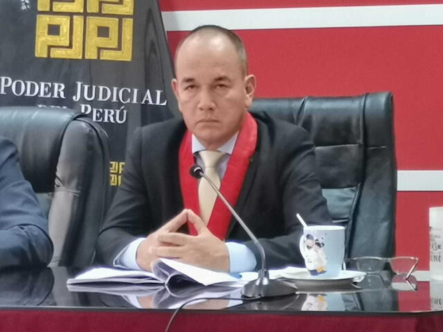  Magistrados Robin Barreda Rojas, Marco Santa Cruz Urbina y Jonathan Basagoitia Cárdenas<br>ratificaron la sentencia. Foto: difusión   