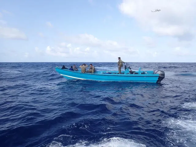 Durante el operativo, se interceptaron 19 embarcaciones en zonas cercanas a las islas Galápagos, Venezuela, México, República Dominicana, Jamaica y Aruba. Foto: U.S. Coast Guard   